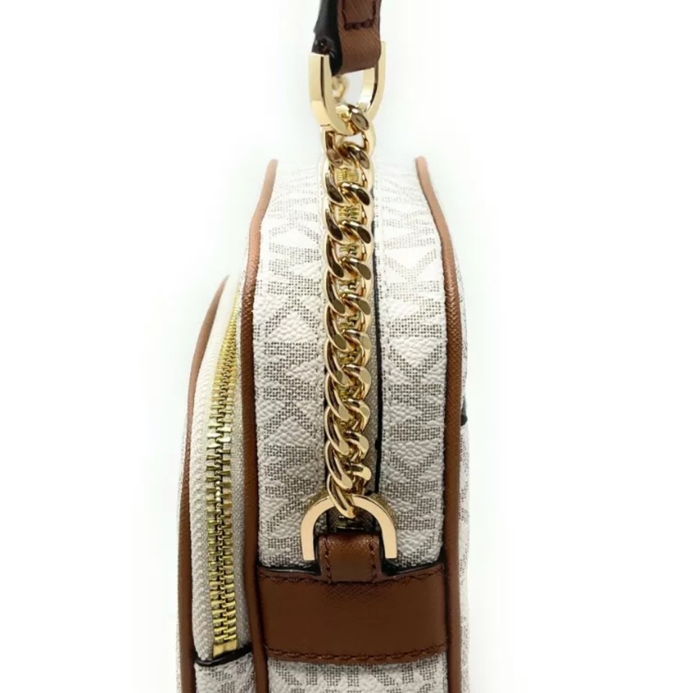 Michael Kors Jet Set Flight Crossbody Vanilla - Picture 4 of 11